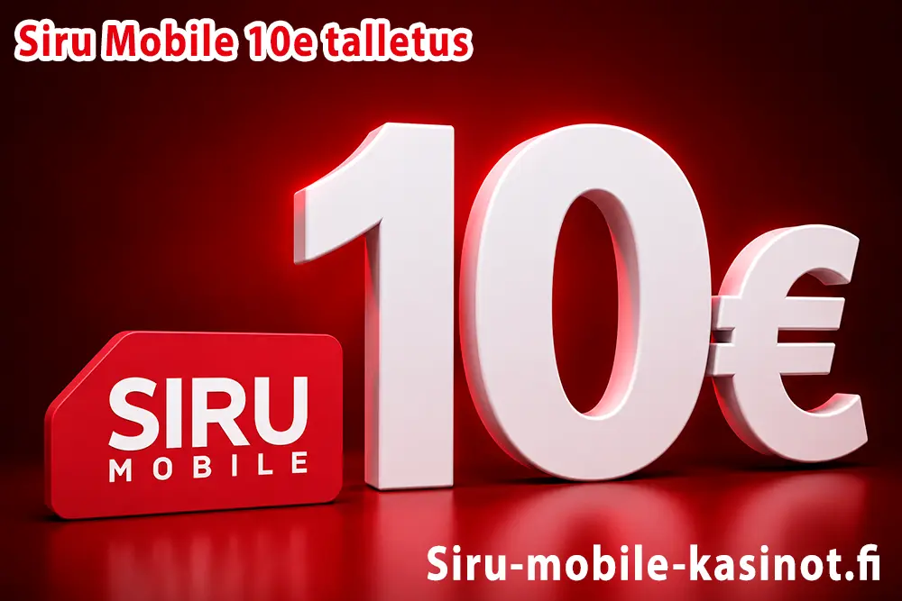 Siru Mobile casino 10 € talletus