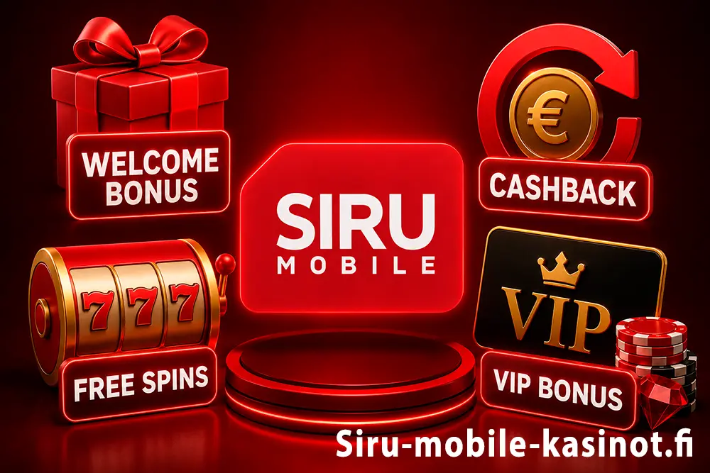 Bonukset ja 10e Siru Mobile talletus