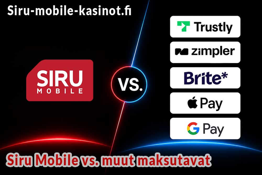 Siru Mobile kasinot vs. muut nettikasinot